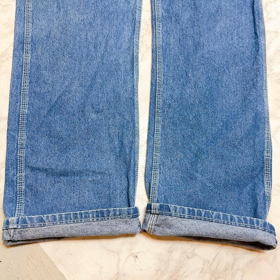 希少 80s USA製 ビッグスミス デニム オーバーオール 36 米国