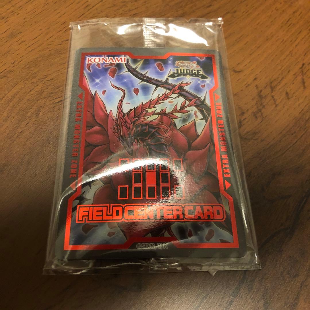 遊戯王 ブラック・ローズ・ドラゴン　公式　JUDGE フィールドセンターカード