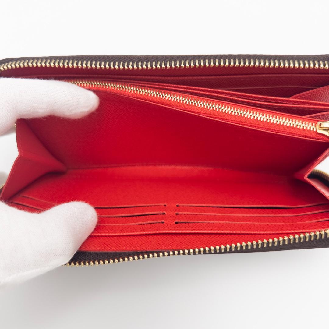 【未使用品級】ルイヴィトン ジッピー・ウォレット モノグラム コクリコ
