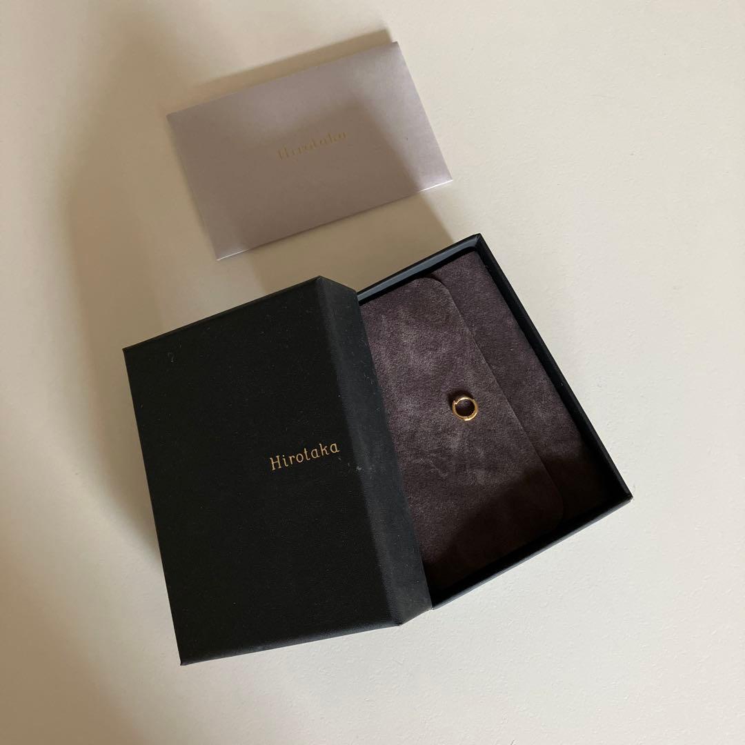 ヒロタカ　H irotaka マンハッタンフープピアスXS 片耳用