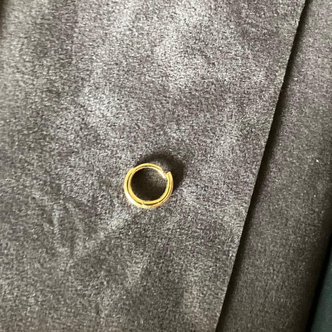 ヒロタカ　H irotaka マンハッタンフープピアスXS 片耳用