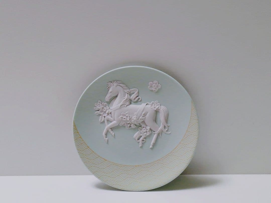 ウェッジウッド　ジャスパー　干支トレイ　１枚2026年馬