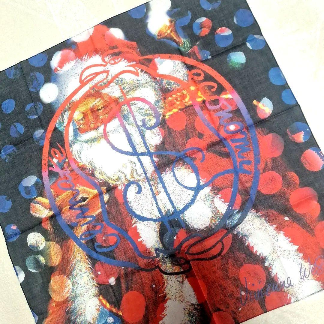 新品 ヴィヴィアンウエストウッド サンタクロース ハンカチ