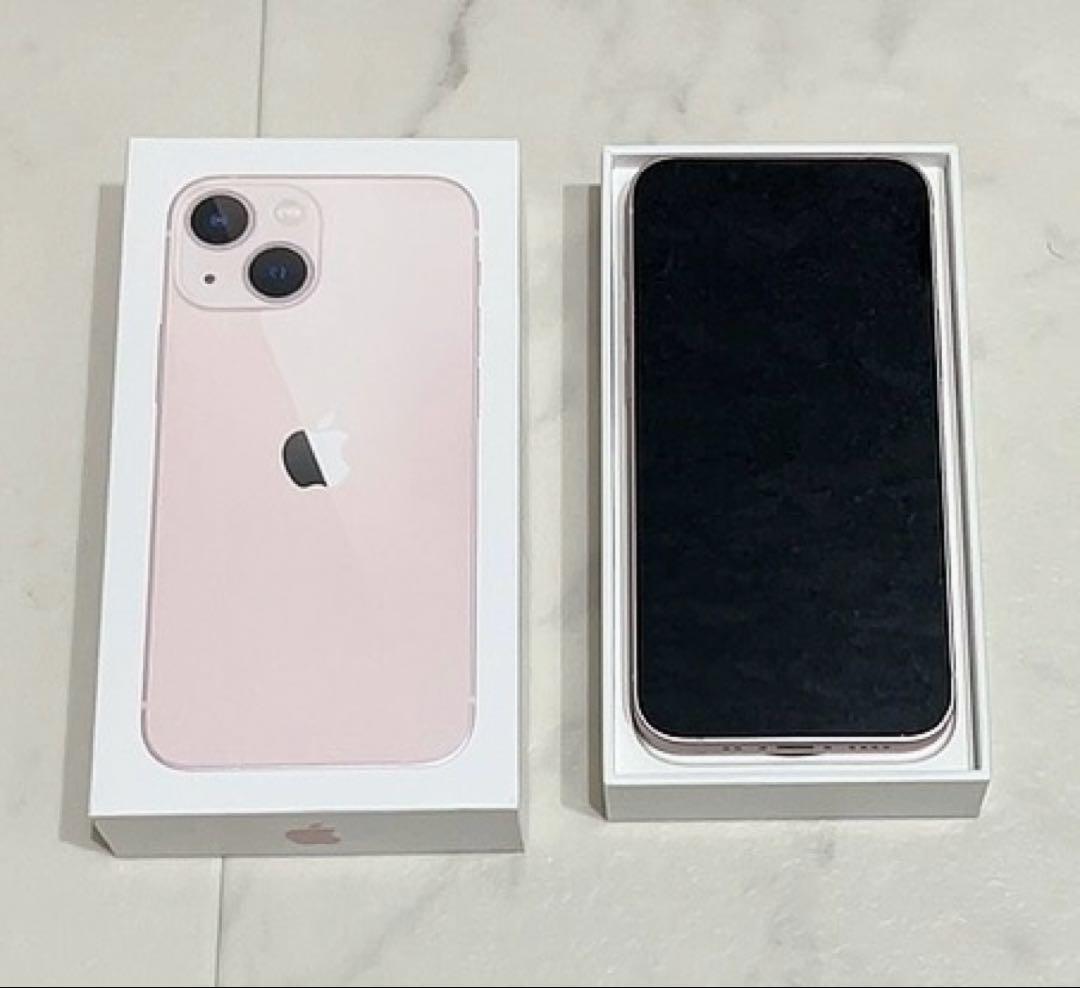 iPhone 13mini 128GB ピンク バッテリー92%