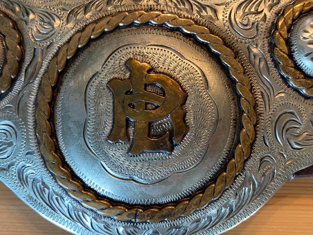 ✴︎お値下げ✴︎★希少品★ポロ・ラルフローレンPRLロゴ バックル付き本革ベルト