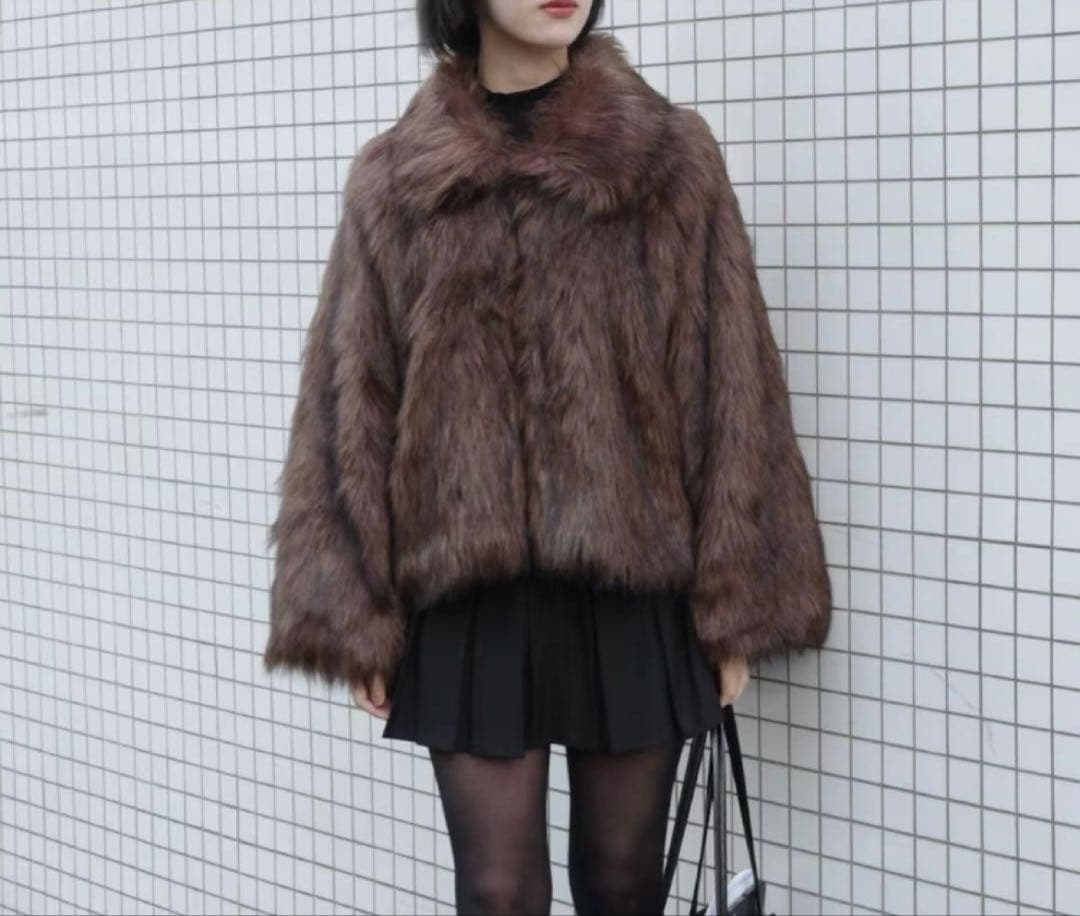 【新品未使用タグ付き】leinwande Vegan Fur Jacket