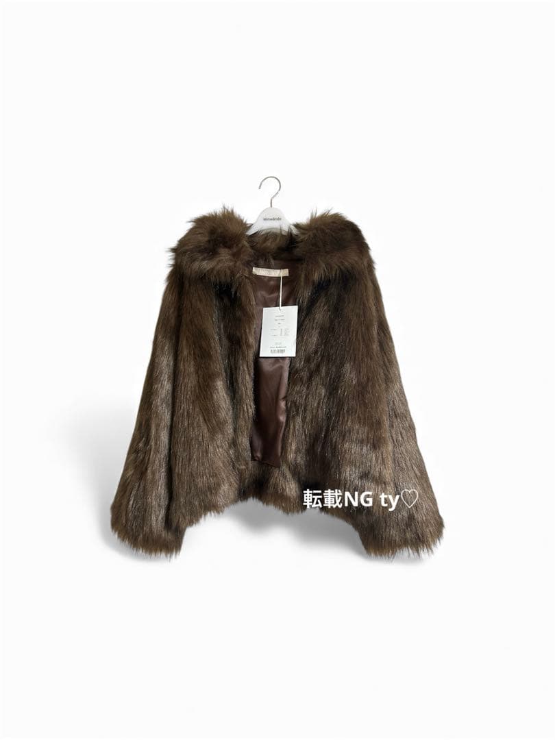 【新品未使用タグ付き】leinwande Vegan Fur Jacket