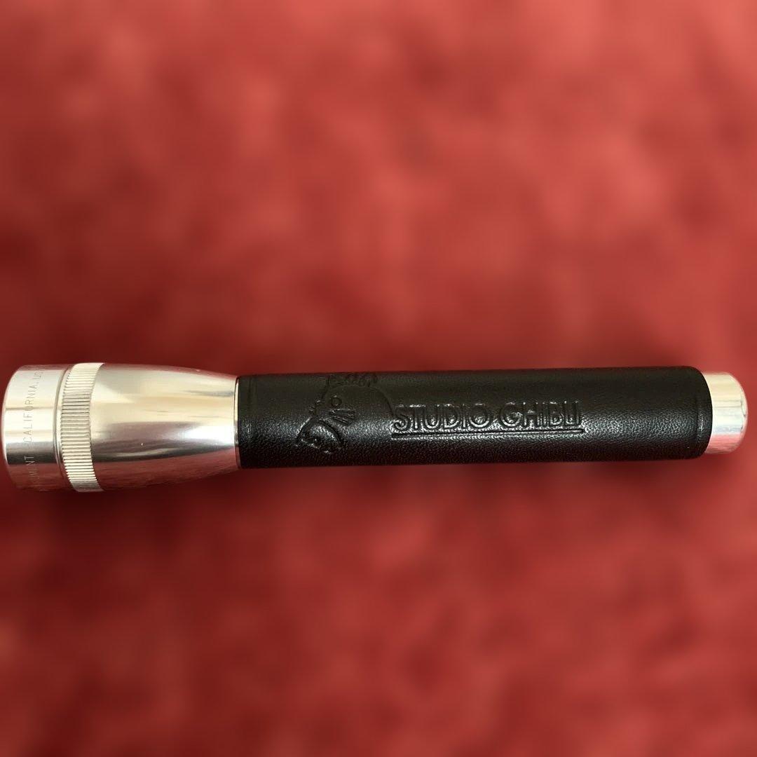 となりのトトロ　マグライト　USA 懐中電灯　革製