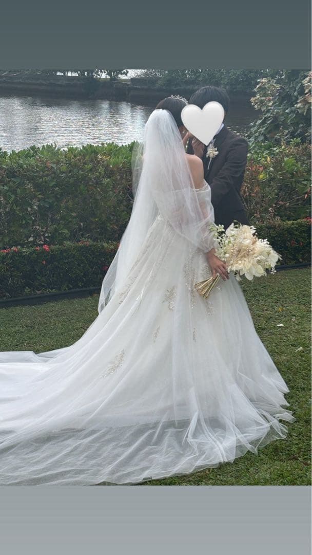 Vera wang 3段ベール