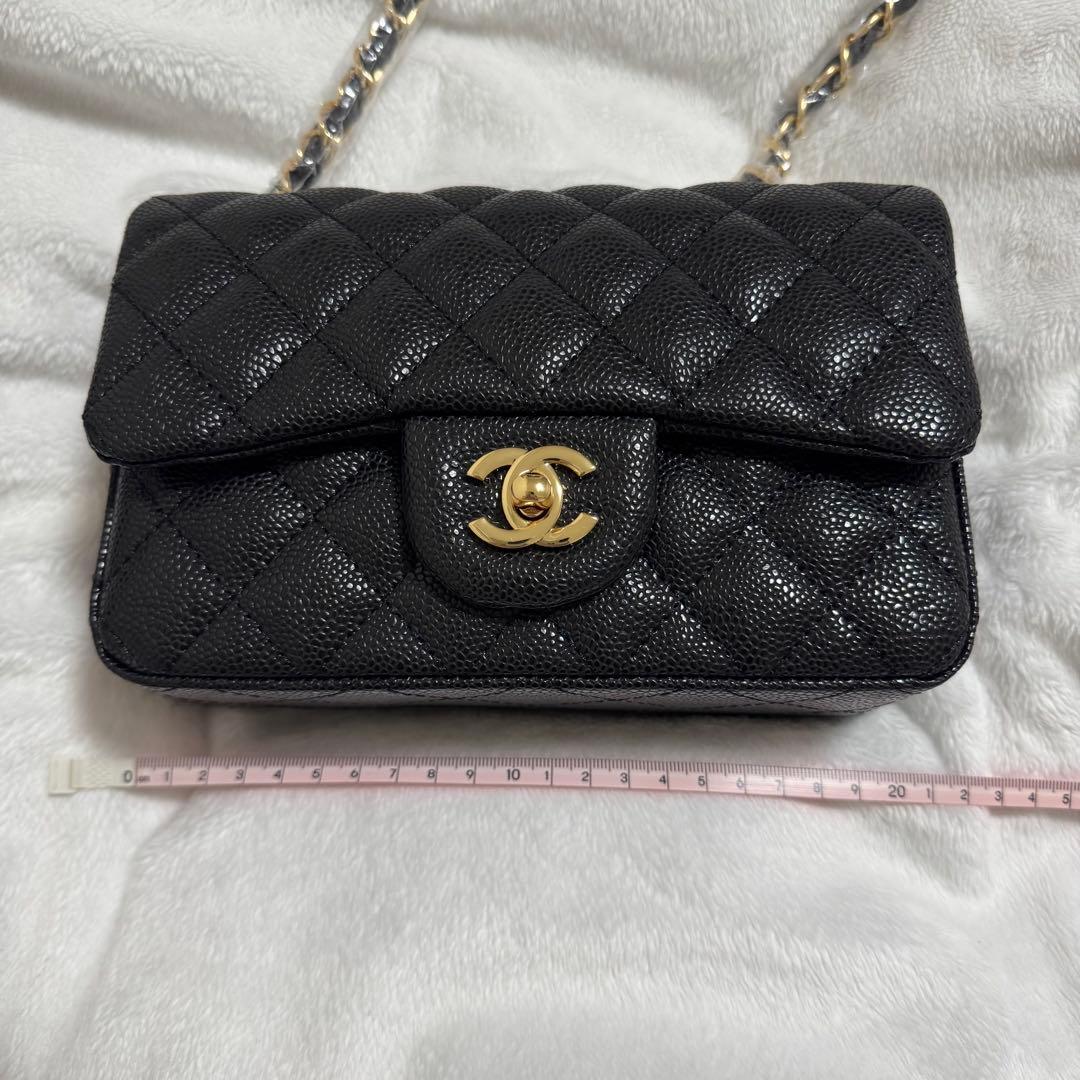 CHANEL ノベルティ チェーン ショルダー ハンドバッグ マトラッセ