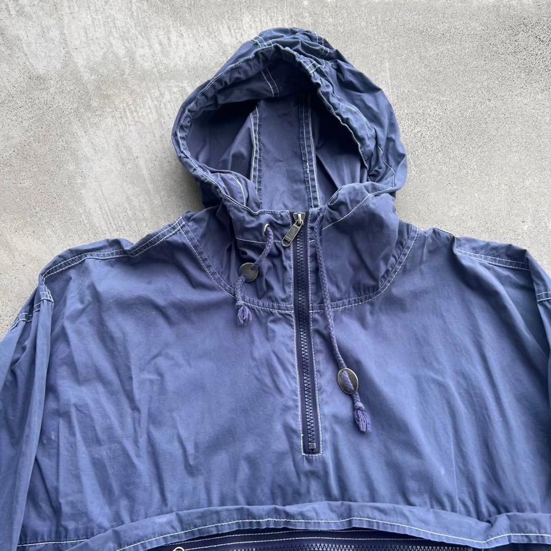 90s OLDGAP コットンアノラックパーカー　ネイビー