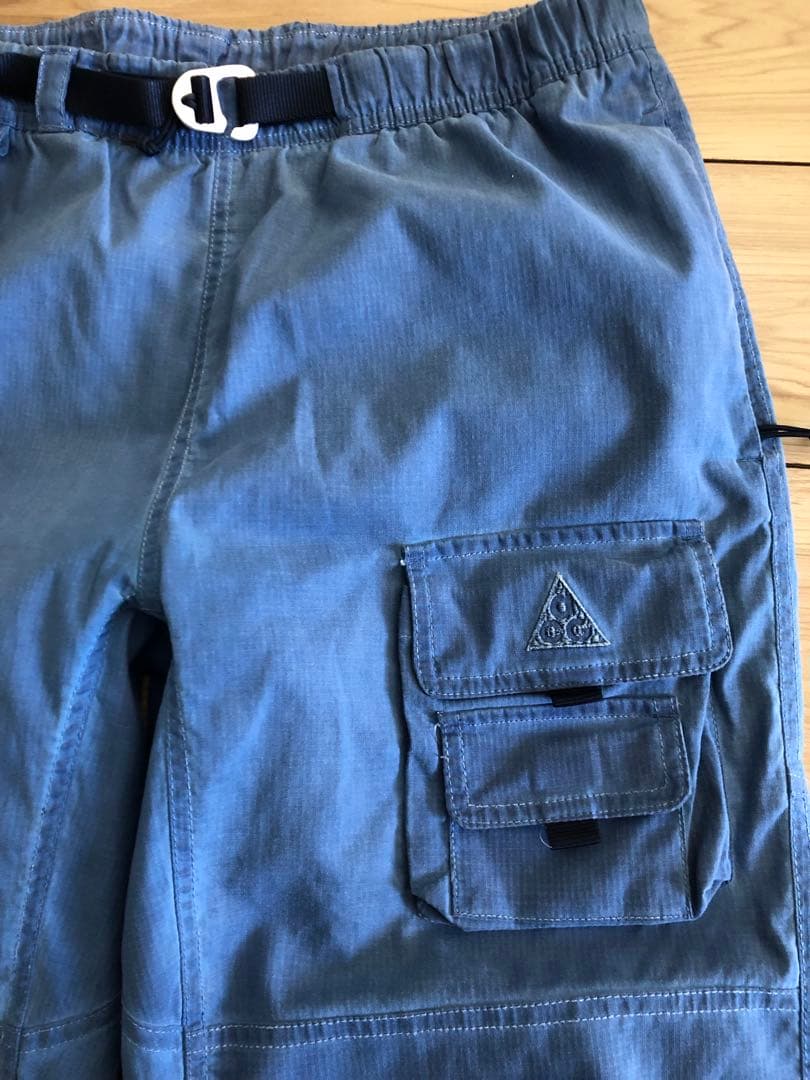 NIKEacgナイキWatchManPeakアウトドアトレイルデニムカーゴパンツ