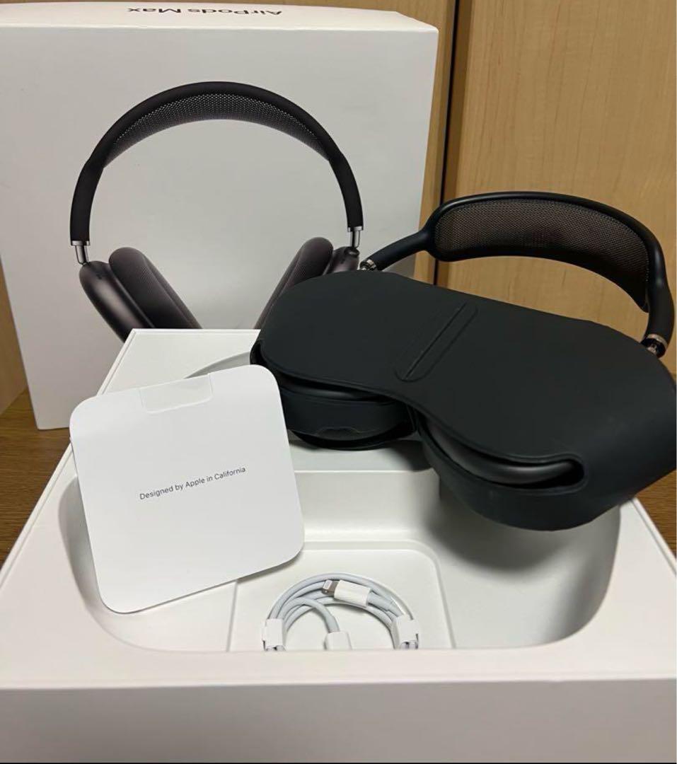 Apple AirPods Max ワイヤレスヘッドホン　スペースグレー