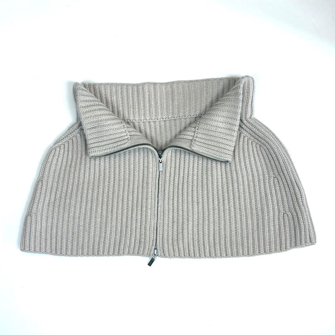 FOXEY ニットケープ　Trulli カシミヤ100% ライトベージュ