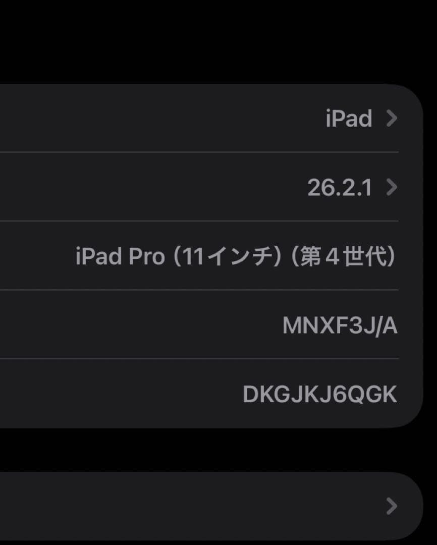♡ iPad Pro 11インチ 第4世代 256GB Wi-Fi
