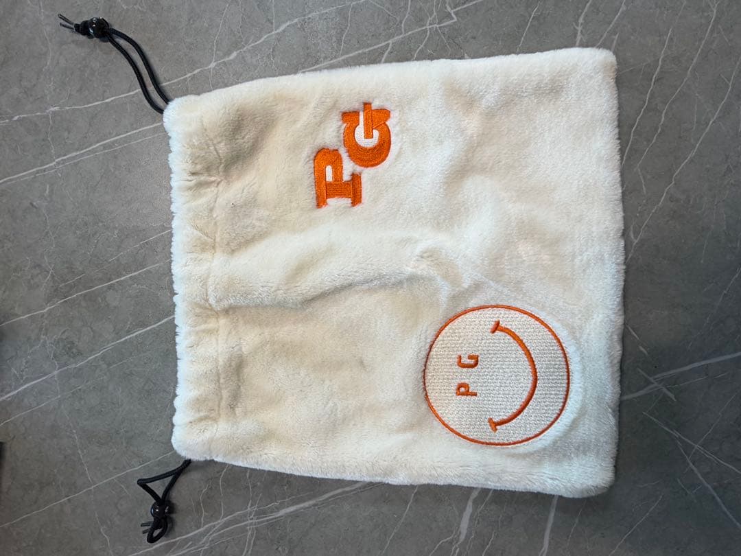 美品　パーリーゲイツキャディバック　エナメルホワイト　正規品