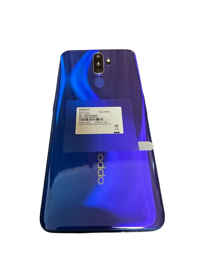 OPPO A5 2020 スマートフォン 64GB ブルー デュアルSIM対応