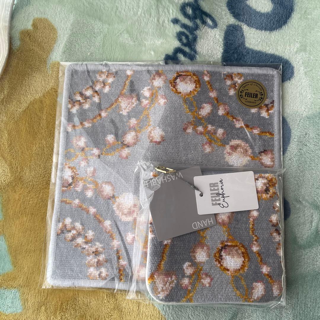 フェイラー　ハンカチ&ポーチセット