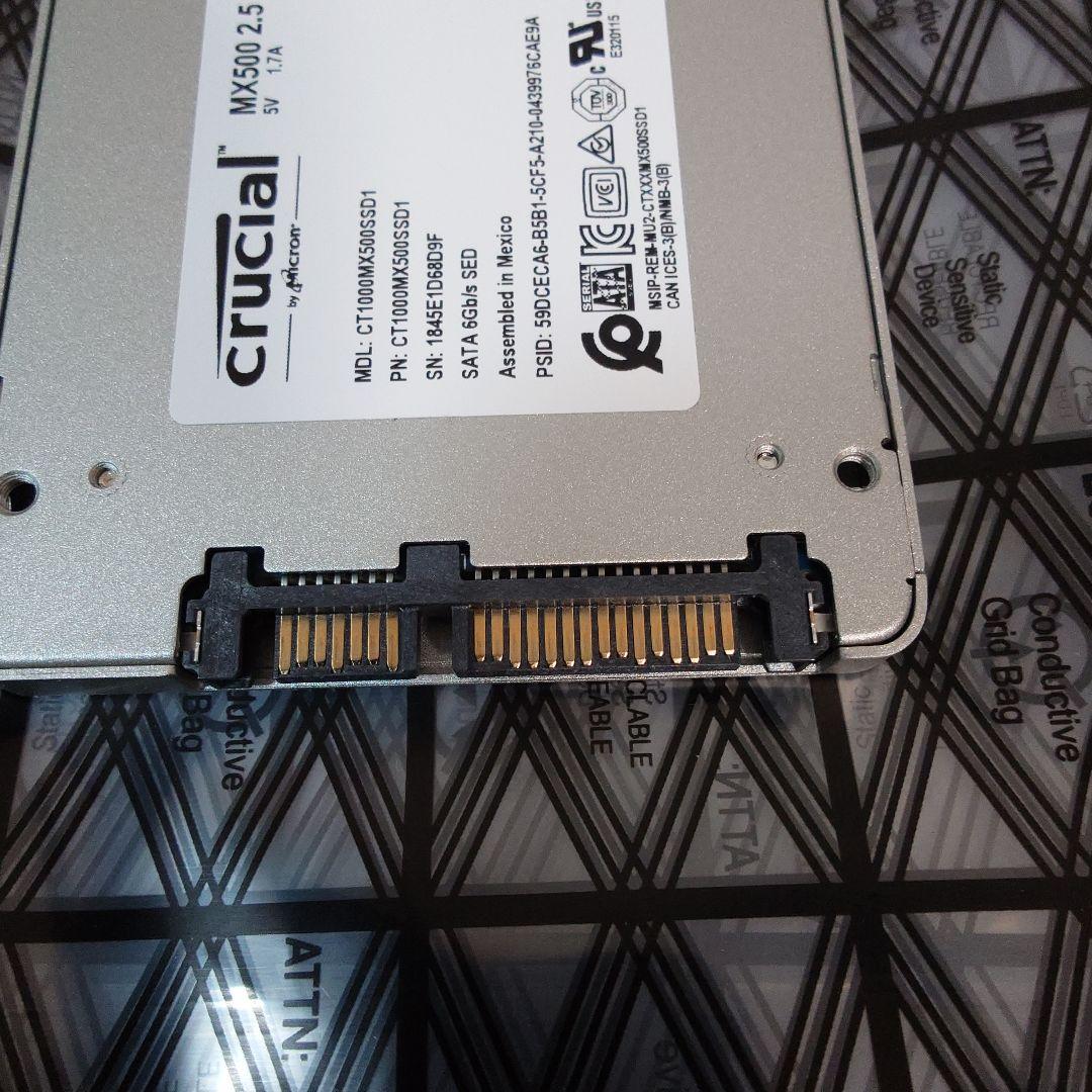 内蔵型SSD Crucial SSD 1000GB CT1000MX500SSD1/JP