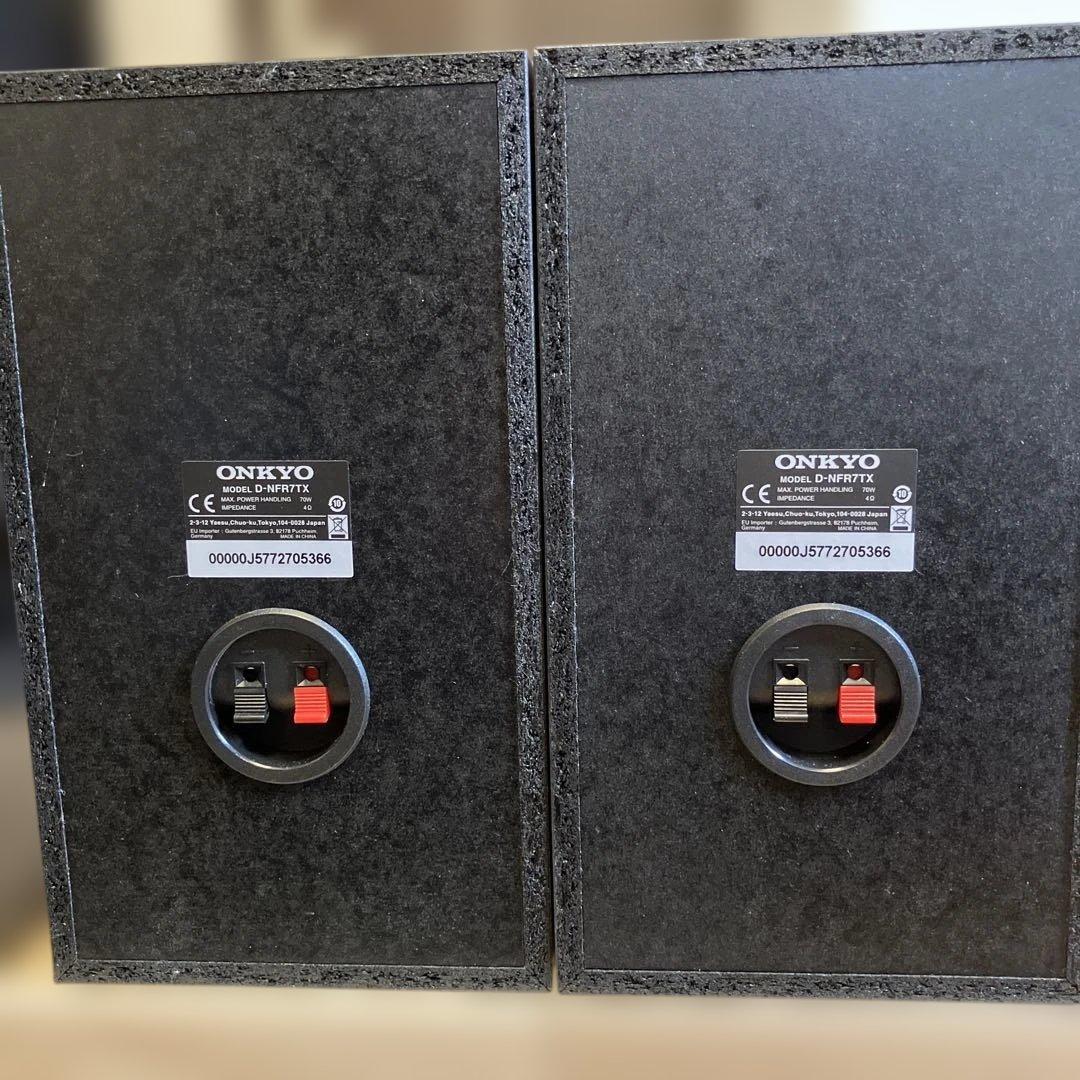 美品‼️感動品‼️ONKYOブックシェルフスピーカー ダークウッドD-NFR 7TX