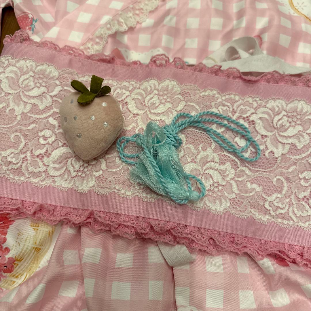 to Alice いちご ギンガムチェック 浴衣