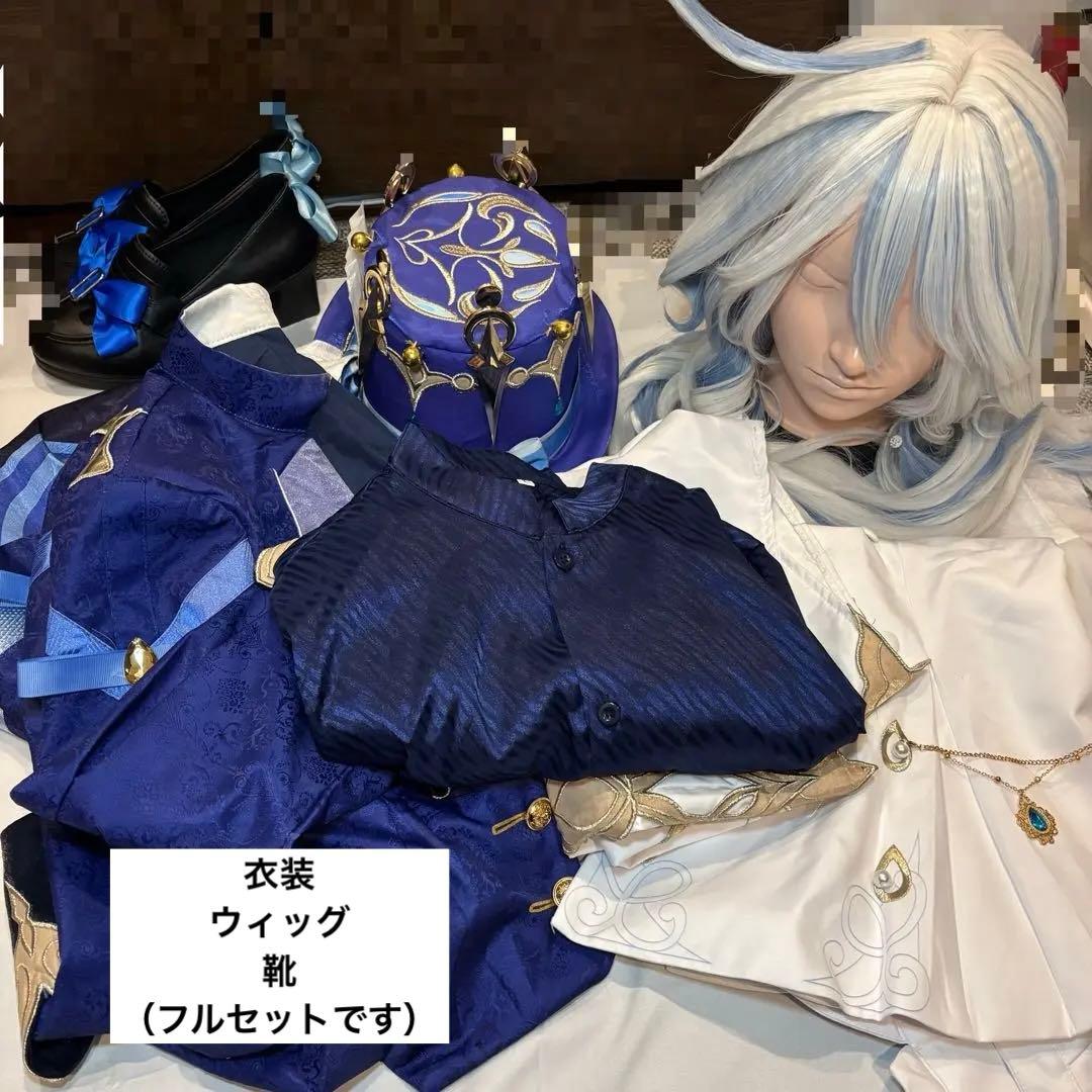 フリーナ 白 コスプレ 衣装 ウィッグ