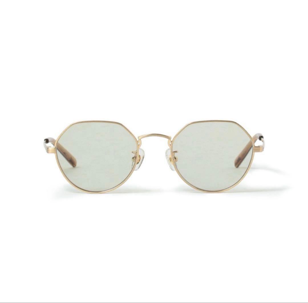 BEAMS NEW. maya サングラス ゴールド グリーンレンズ