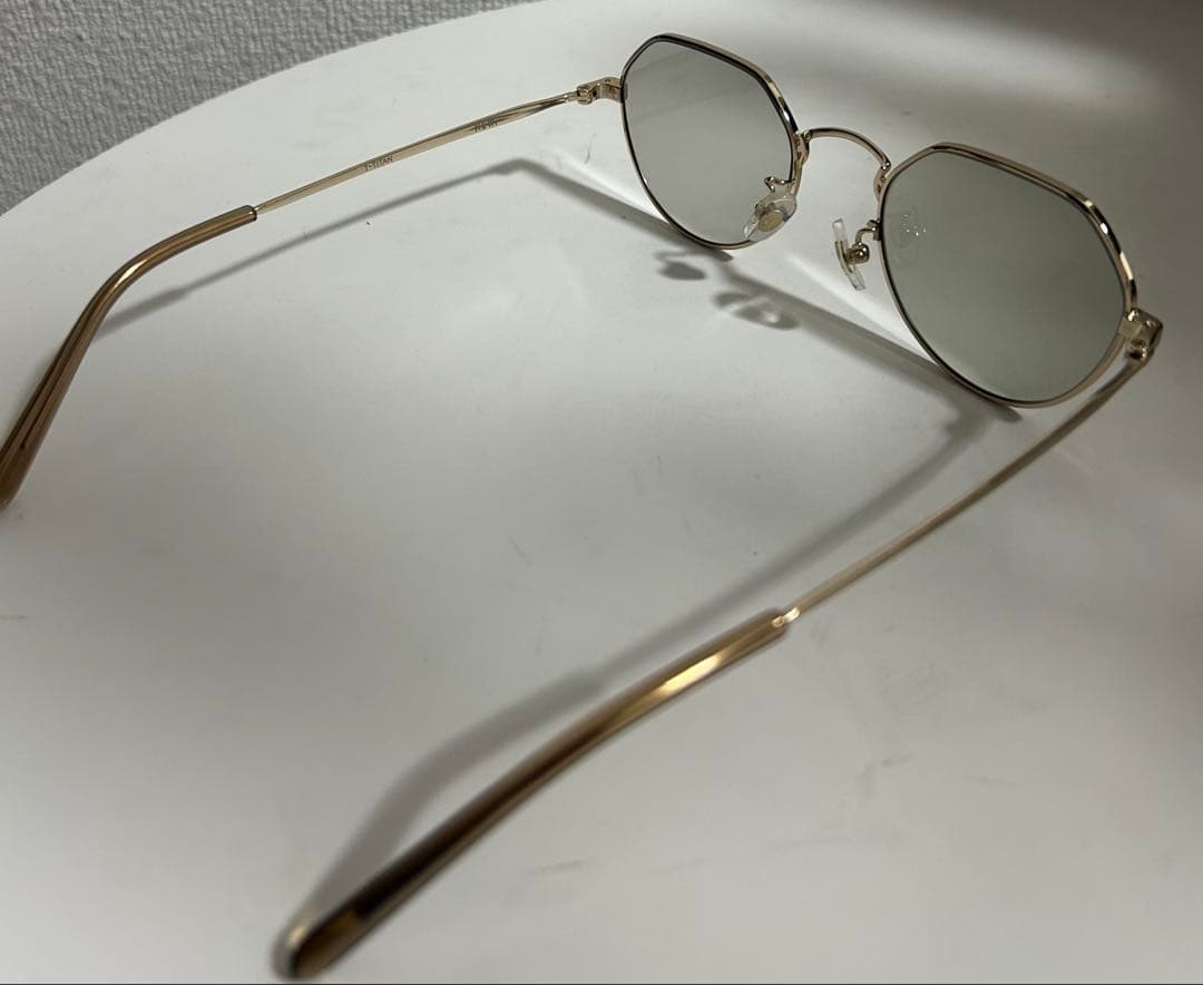 BEAMS NEW. maya サングラス ゴールド グリーンレンズ