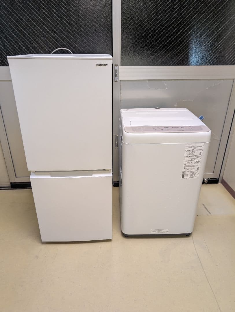 22・23 年製SHARP冷蔵庫 & Panasonic洗濯機