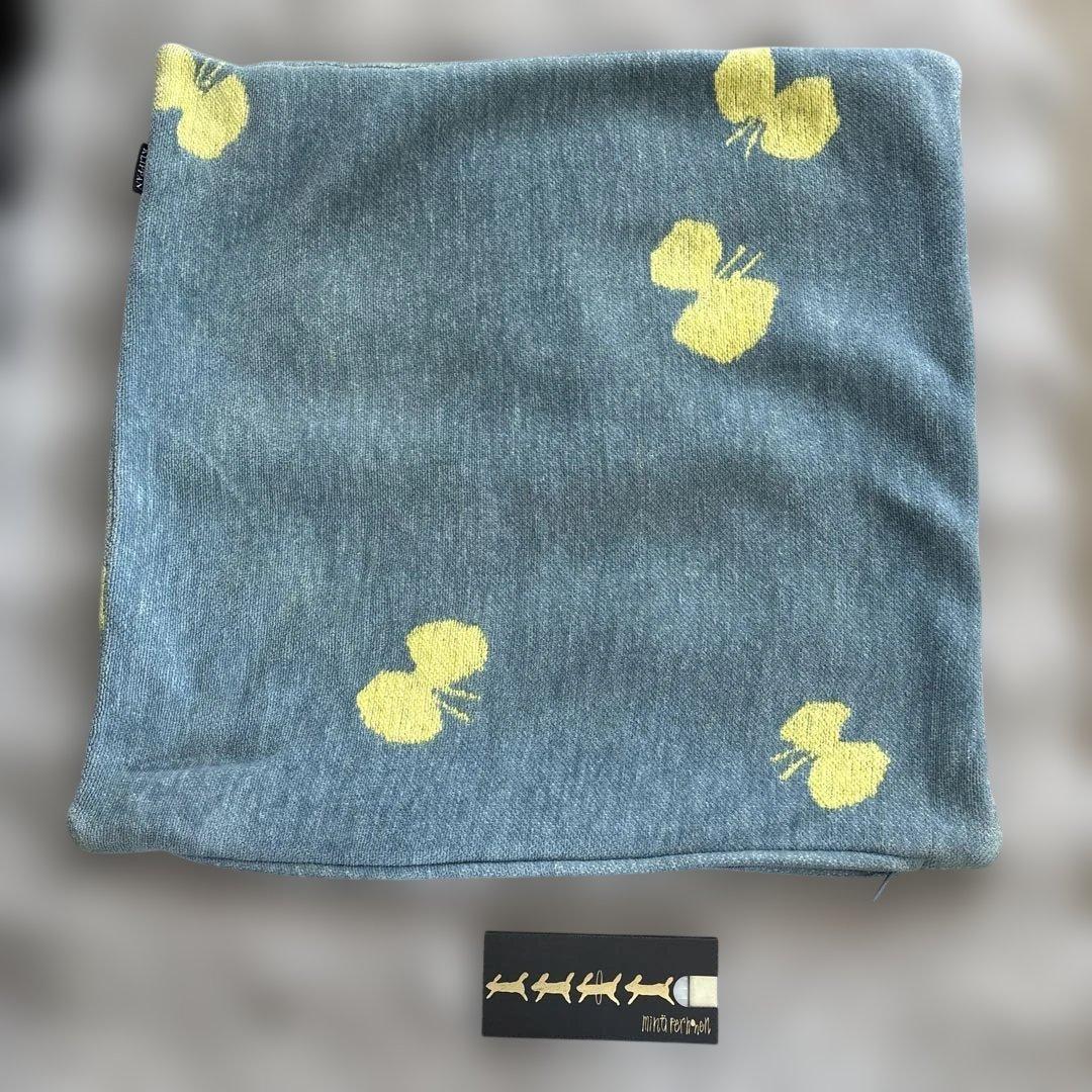 ミナペルホネン　クリッパン　CHOUCHO シュニールコットンクッションカバー