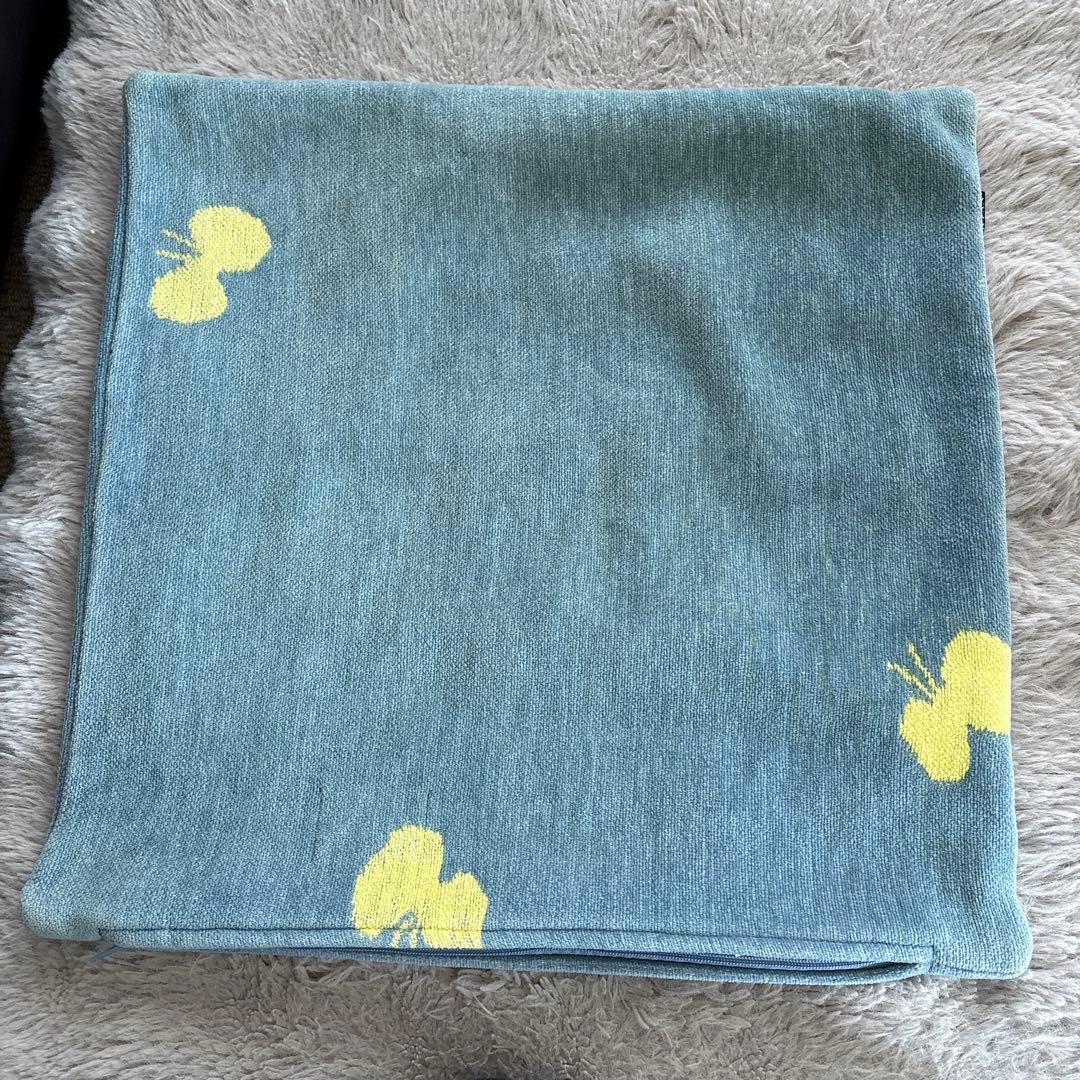 ミナペルホネン　クリッパン　CHOUCHO シュニールコットンクッションカバー