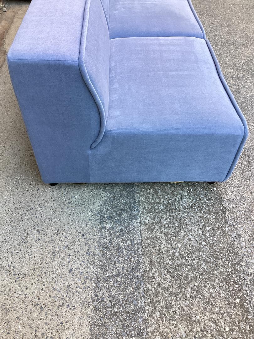 ラスト１脚　ボーコンセプト　２人掛けソファ　ブルー系　Grosso