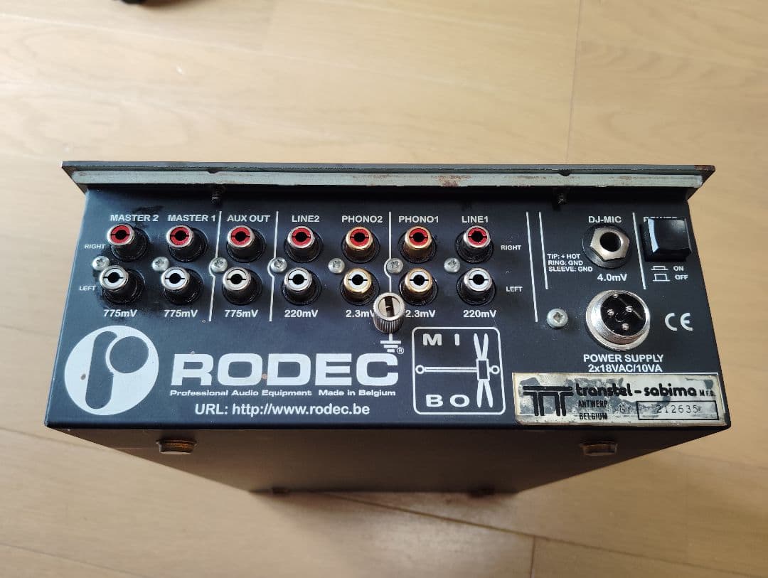 RODEC MIXBOX DJミキサー 美品
