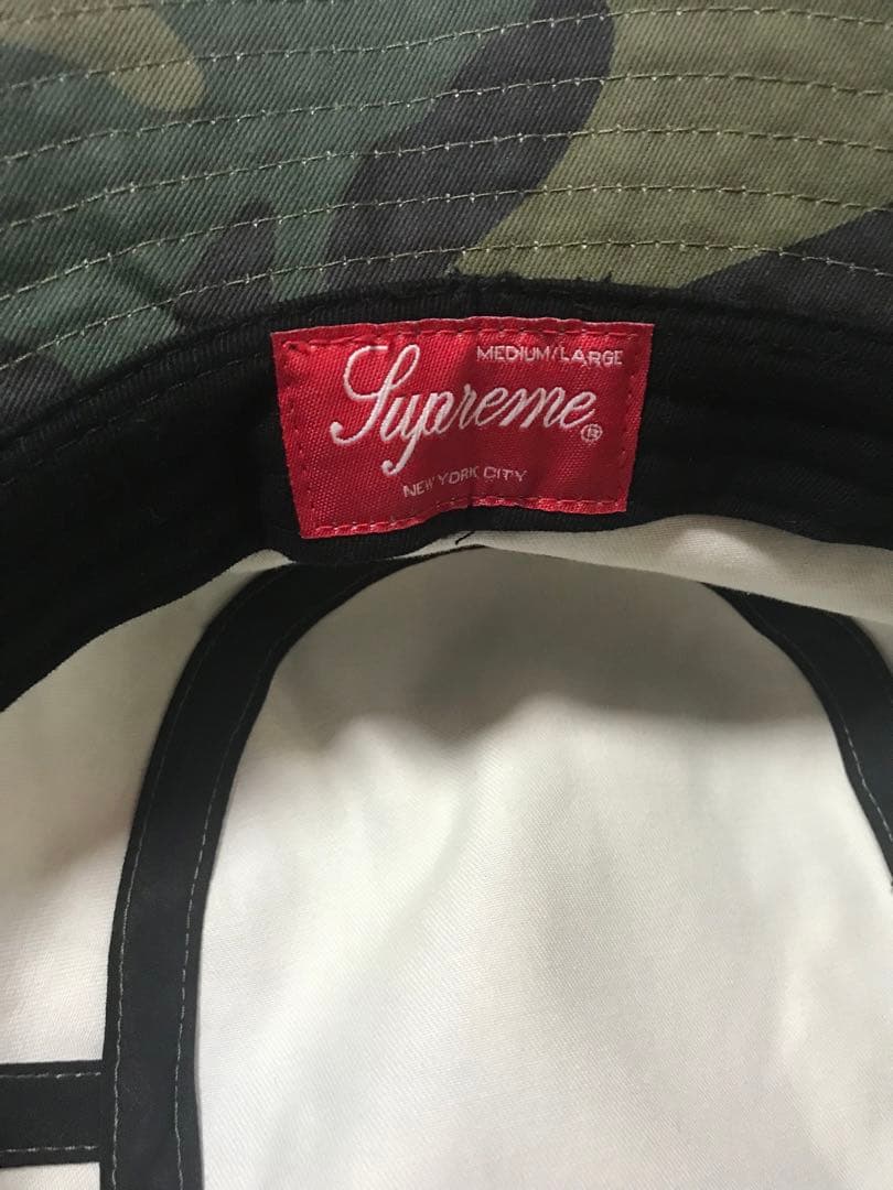 帽子 23ss Supreme Outline Crusher Camo M/L