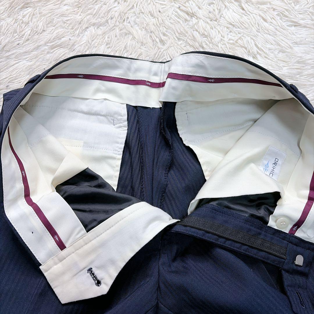 ORIHICA スーツ 3ピース セットアップ ネイビー L