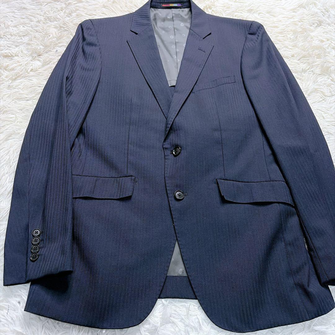 ORIHICA スーツ 3ピース セットアップ ネイビー L