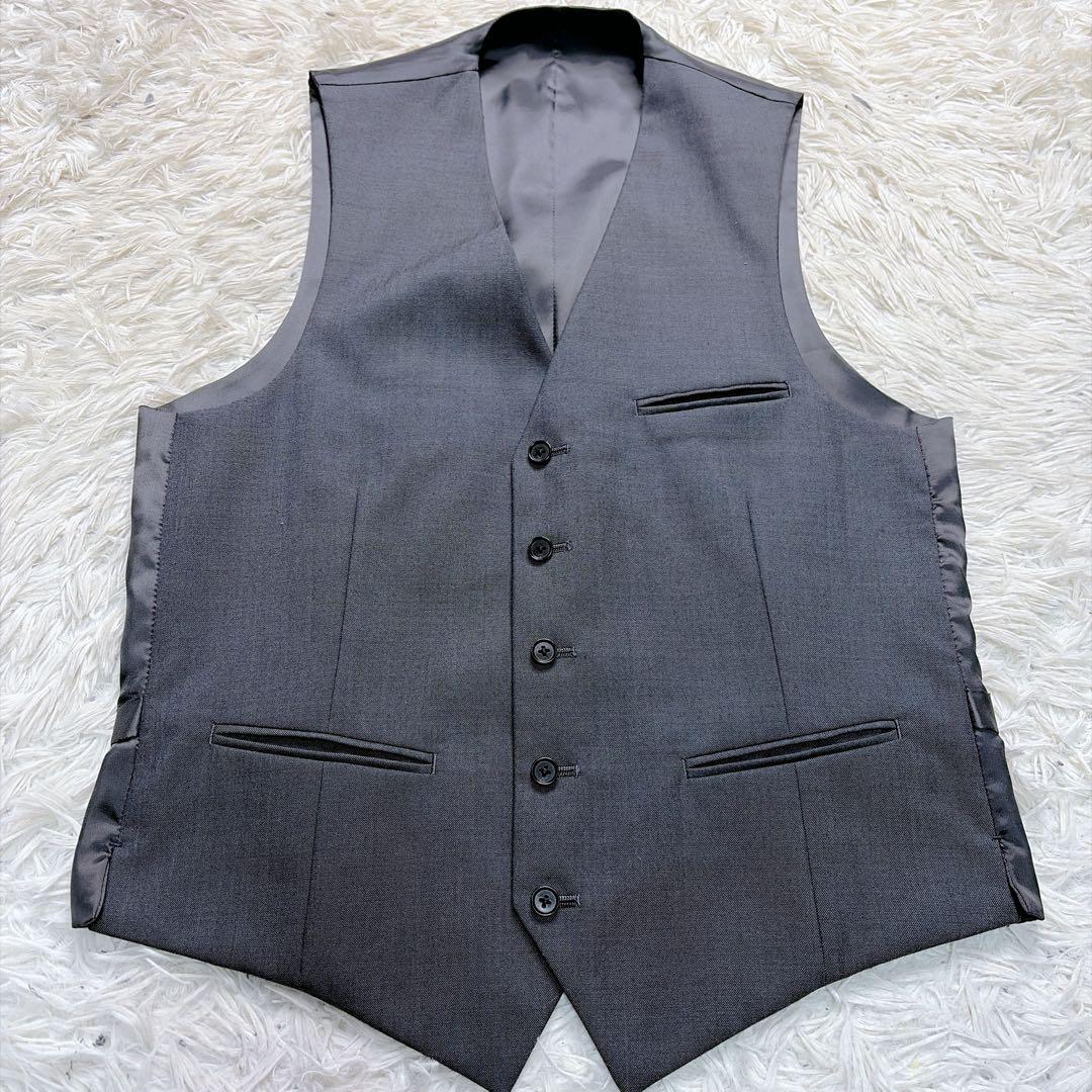 ORIHICA スーツ 3ピース セットアップ ネイビー L