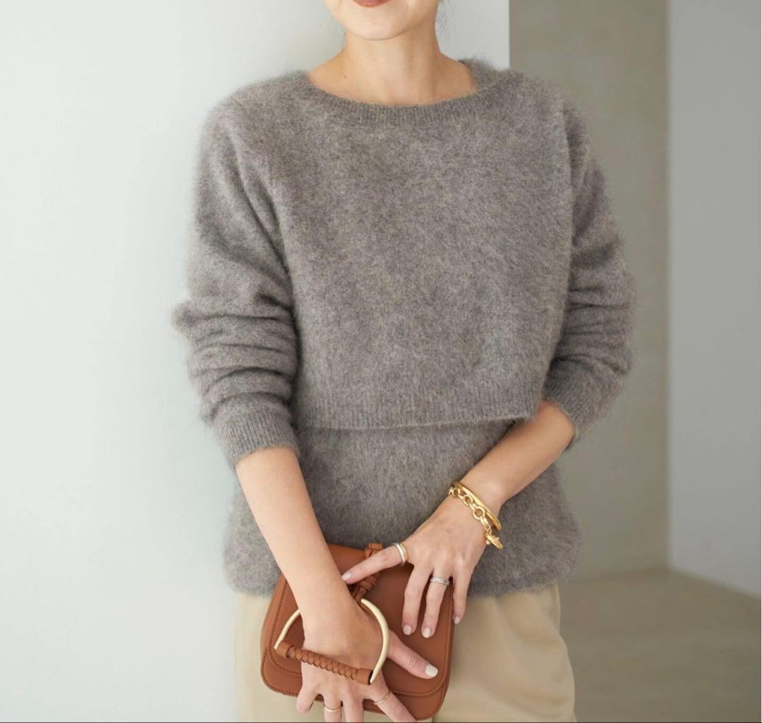 プラージュ　ニットカーデ