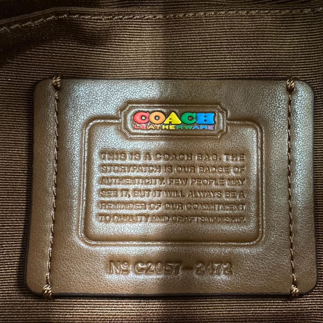 COACH 1809 シグネチャー マルチカラー ボディバッグ ウエストバッグ