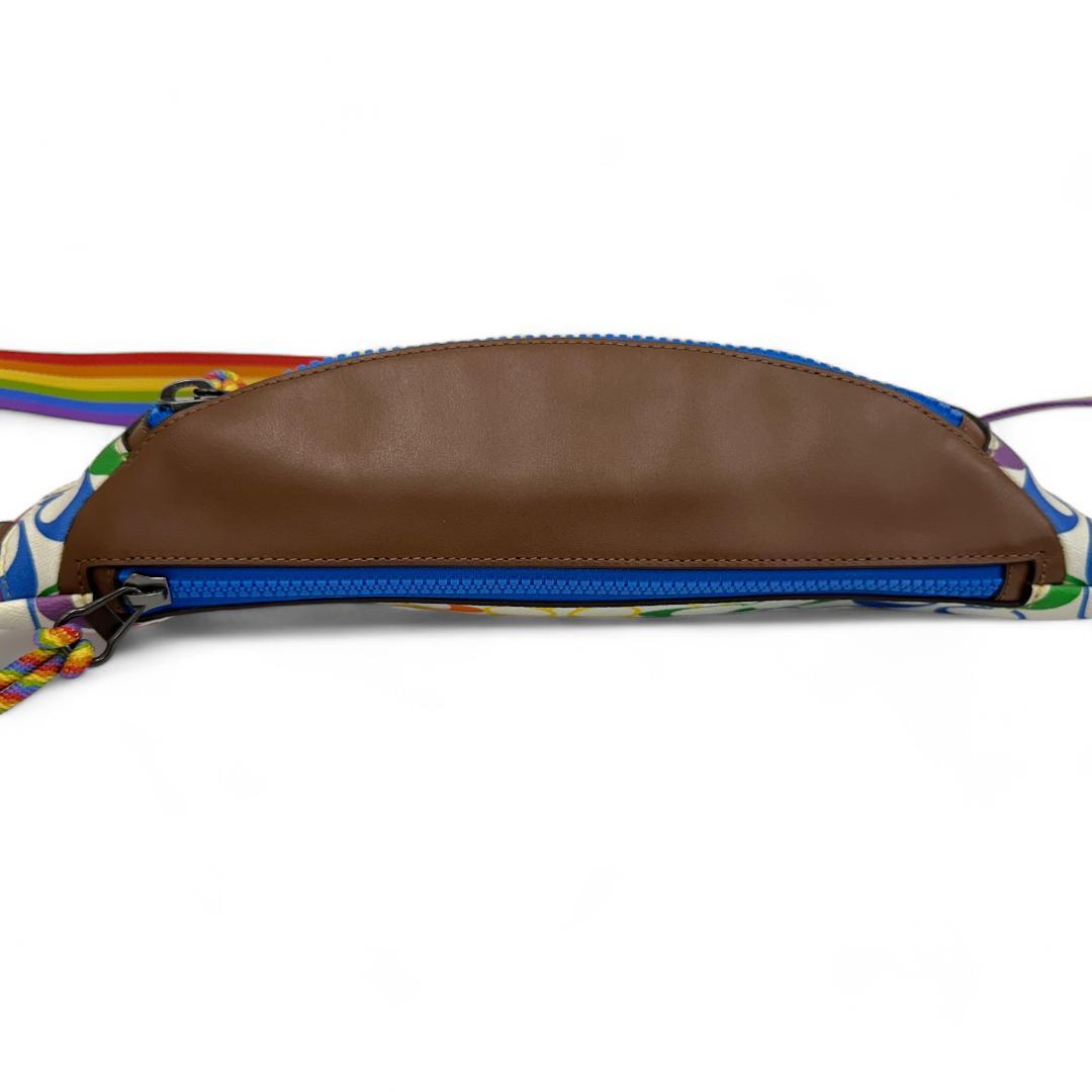 COACH 1809 シグネチャー マルチカラー ボディバッグ ウエストバッグ