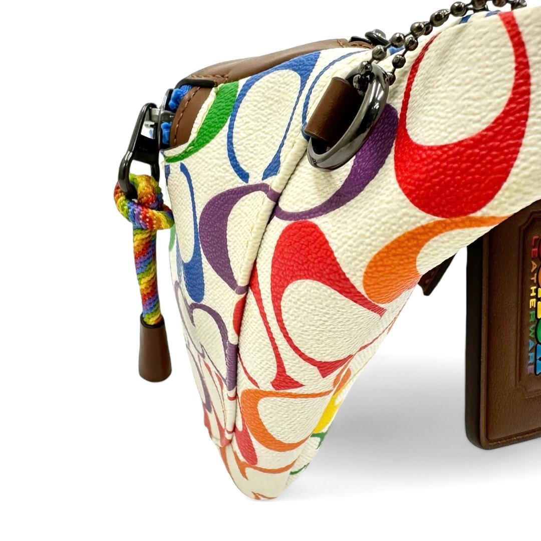 COACH 1809 シグネチャー マルチカラー ボディバッグ ウエストバッグ