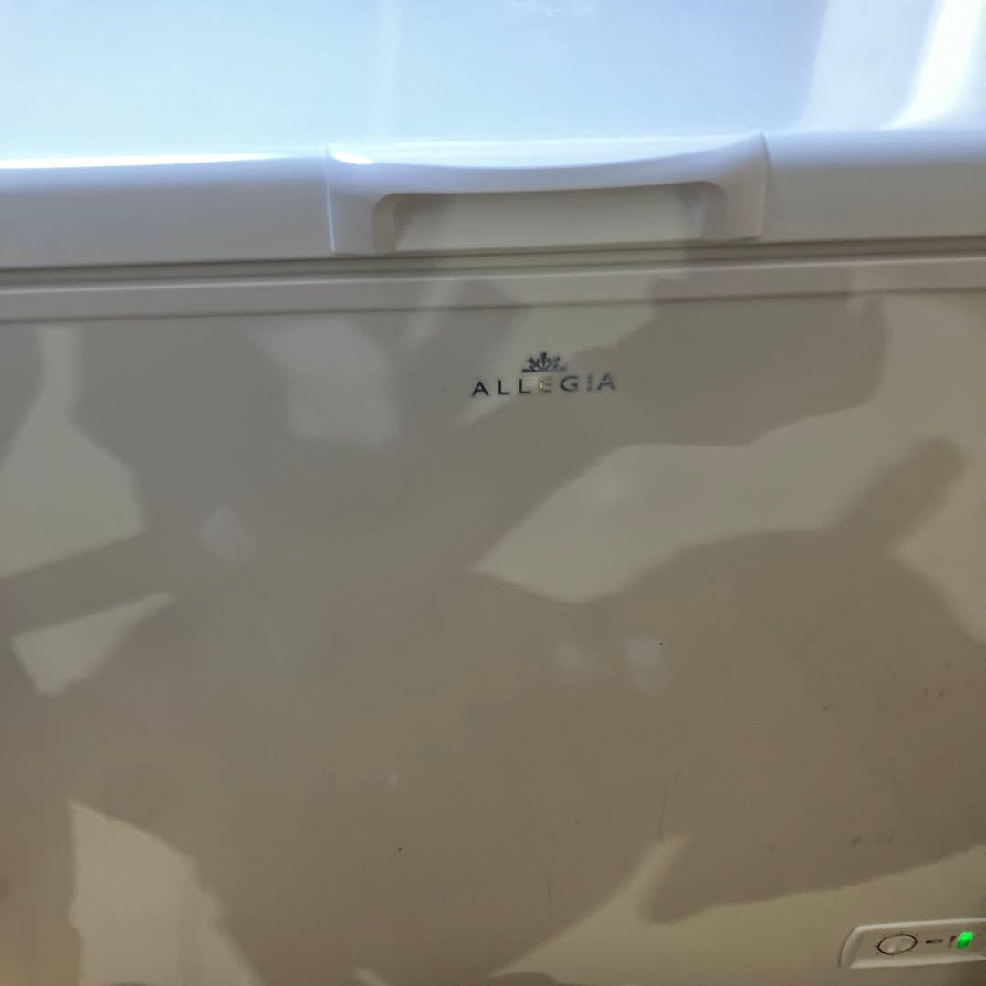 アレジア 冷凍庫 上開き 206L ストッカー AR-BD206-NW 送料込み