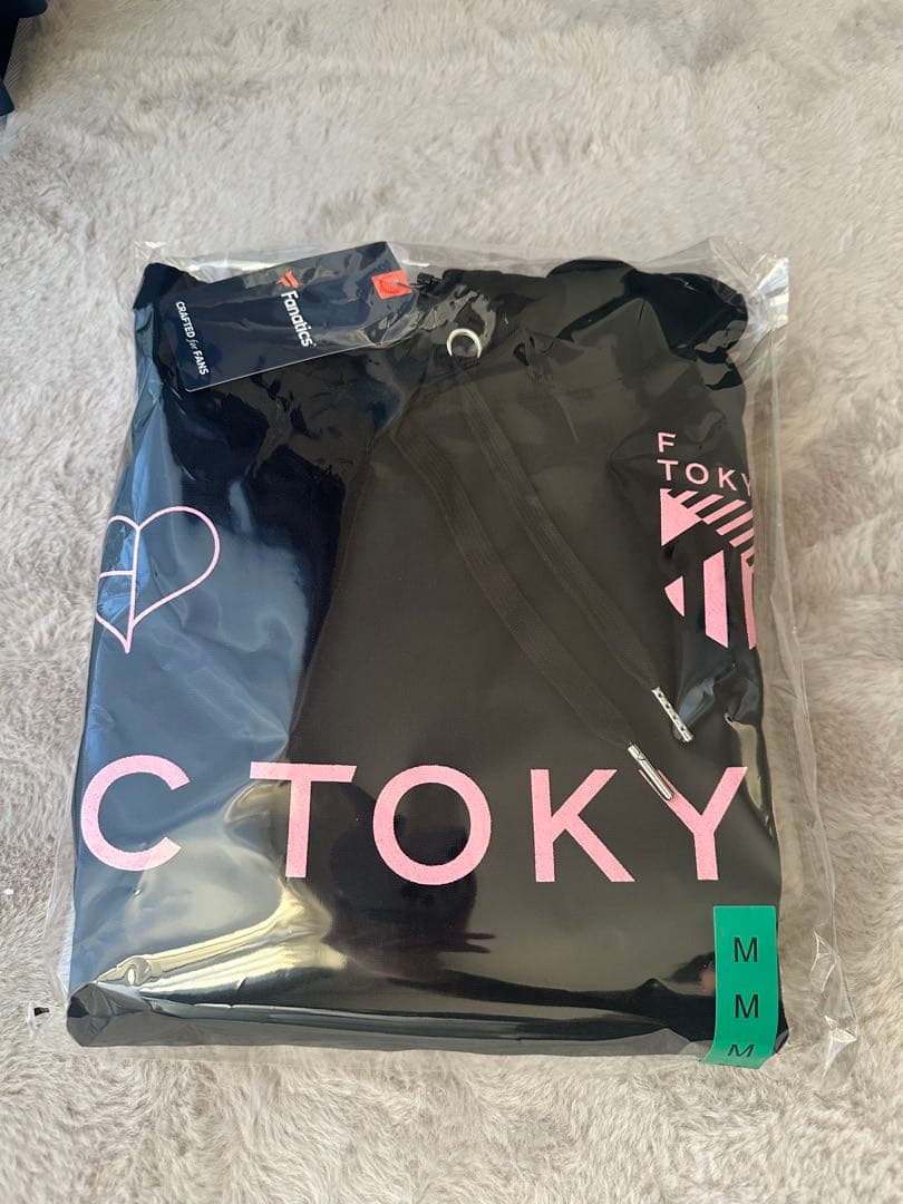 FC東京×BLACKPINK ブラック ロゴ フーディ【Mサイズ】