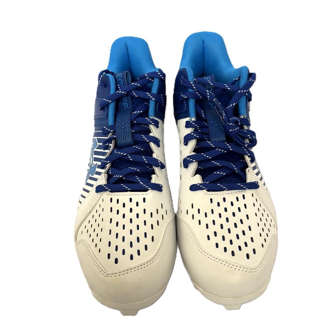 Under Armour 野球用スパイクシューズ ホワイト/ブルー 28.5cm
