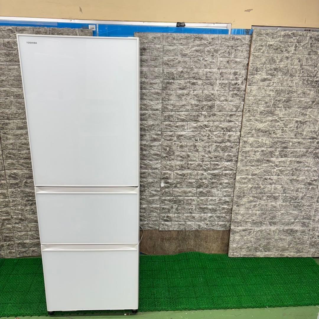 201 冷蔵庫　大型　300L〜400L 美品　右開き　保証込　自動製氷機付