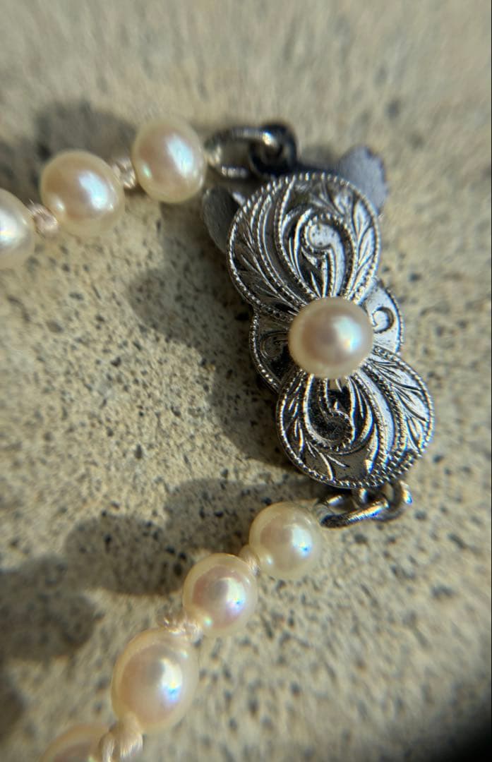 け*ゃ様 MIKIMOTOミキモト　パール　シルバー　ネックレス　ペンダント　s