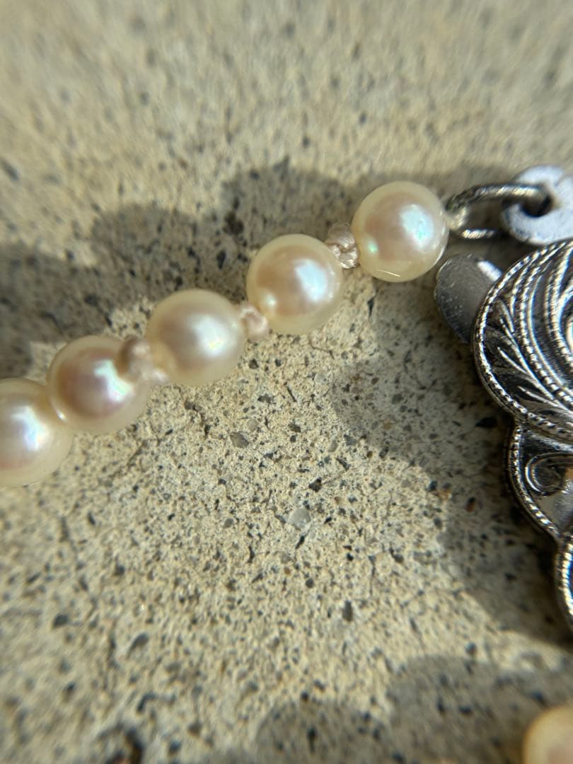 け*ゃ様 MIKIMOTOミキモト　パール　シルバー　ネックレス　ペンダント　s