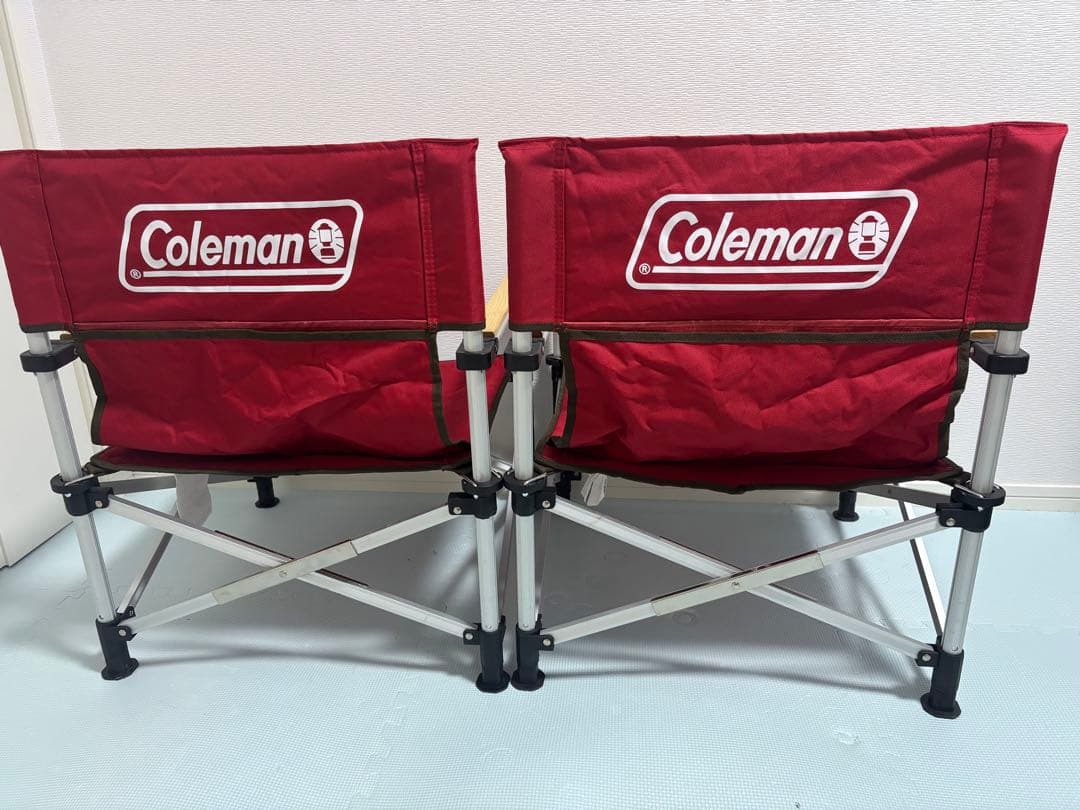 コールマン ツーウェイキャプテンチェア （レッド） 2脚セット