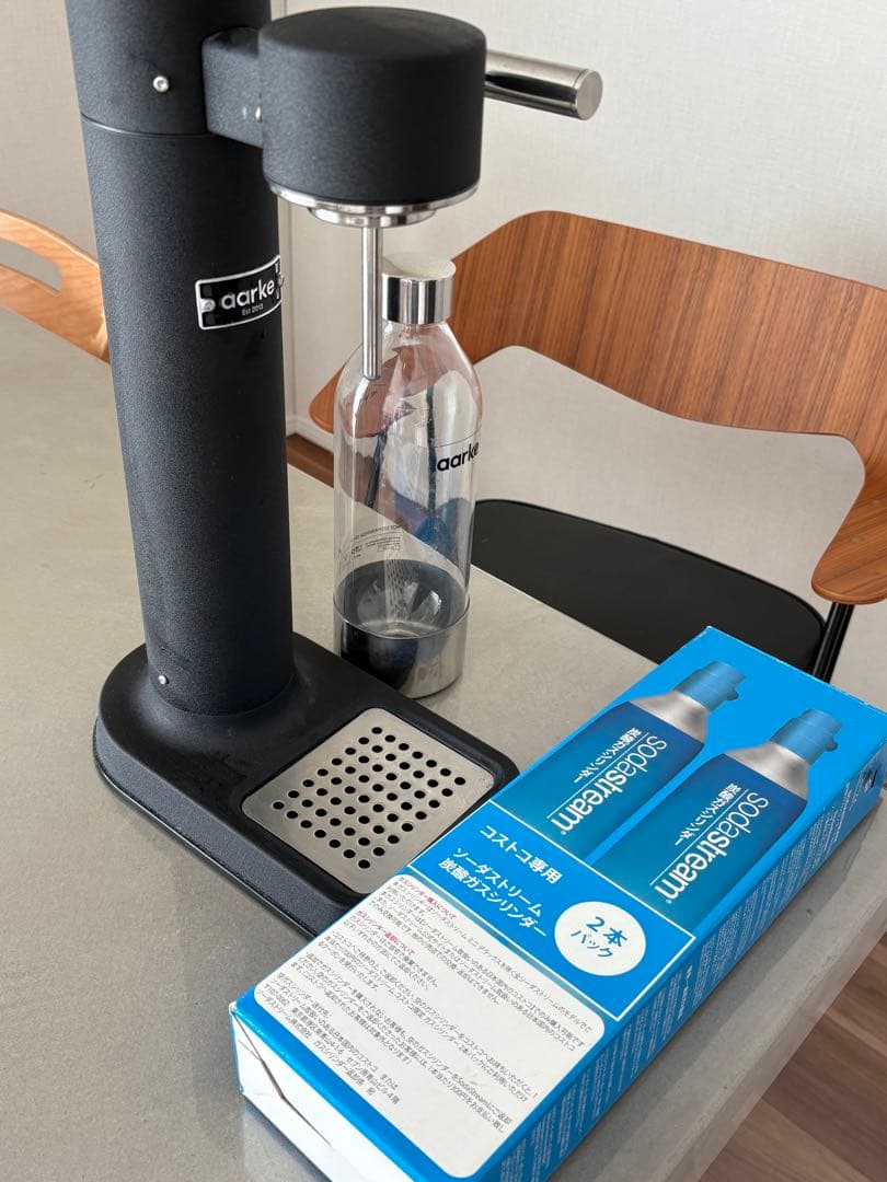 【いっきゅう】aarke カーボネーター3 マットブラック専用ボトル付き