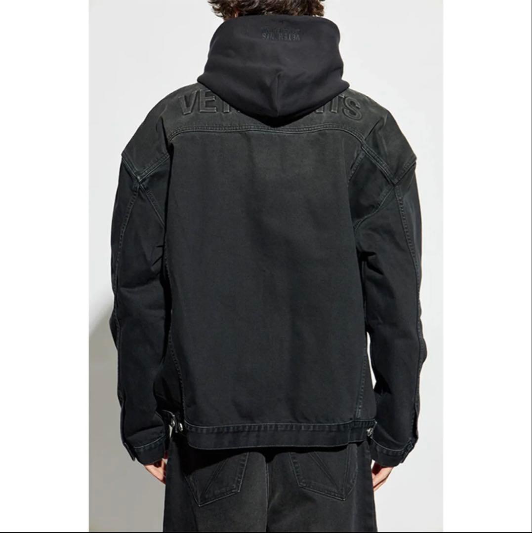 【朝倉未来　着用】VETEMENTS フード デニムジャケット